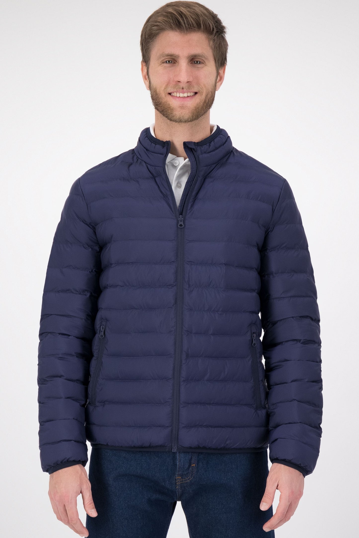 CHAMARRA CASUAL PLASTIFICADA NEGRO CABALLERO