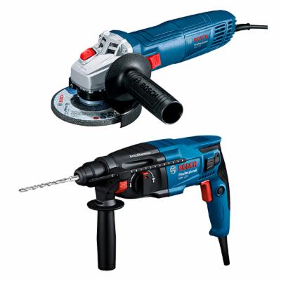 COMBO BOSCH DE MARTILLO PERFORADOR GBH 220 DE 720W + ESMERIL GWS 700 DE 710W