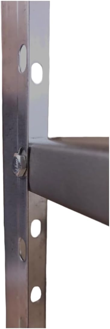 Anaquel Metálico de 4 Niveles 30×85×120 cm – Estante Resistente y Compacto para Almacén, Hogar, Oficina o Taller