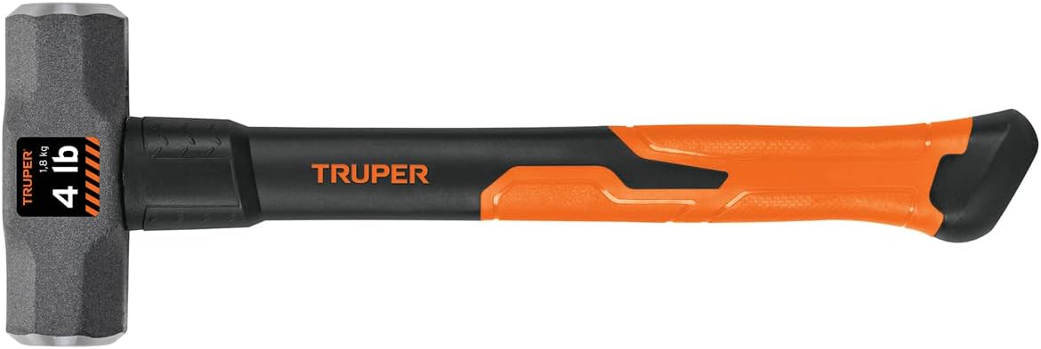Truper MD-3F, Marro octagonal 3 lbs, mango fibra de vidrio