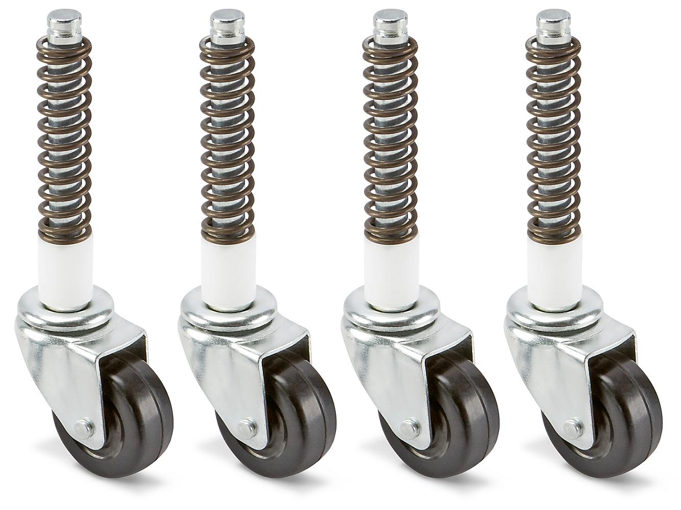 Ruedas con Resorte para Escaleras Uline - 2 x 3/4"