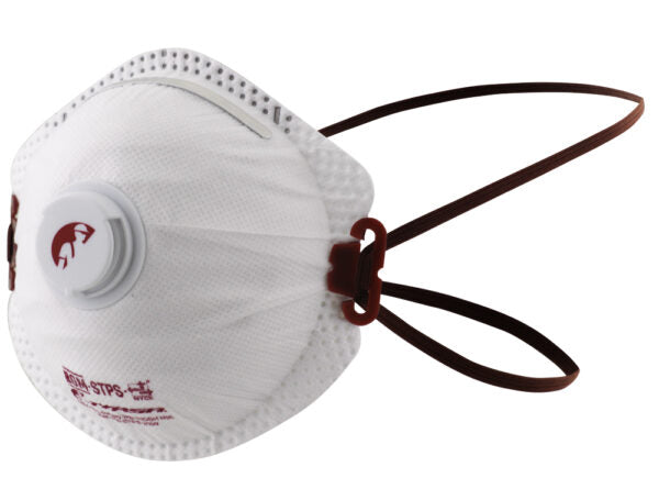 Respirador N95 con válvula contra polvos y neblinas