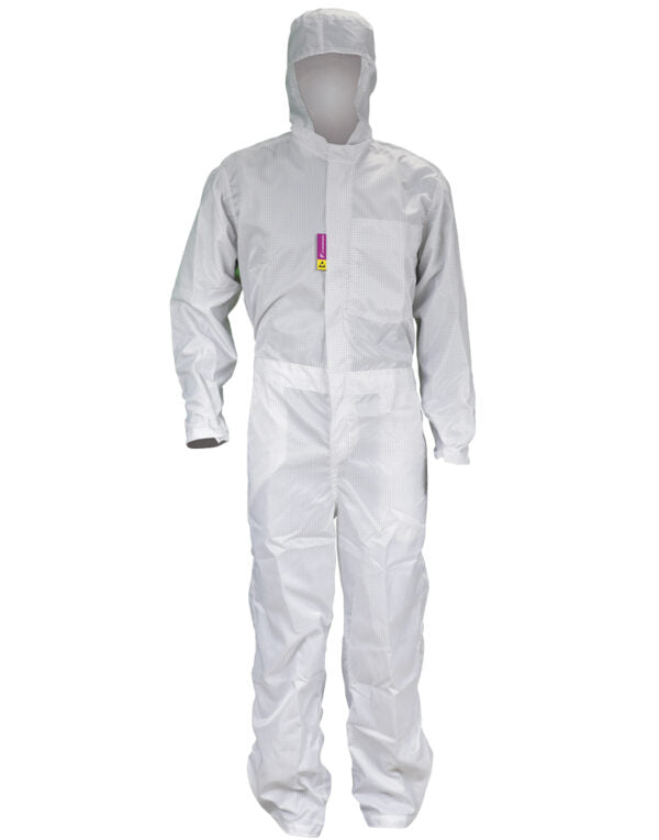 Overol antiestático blanco
