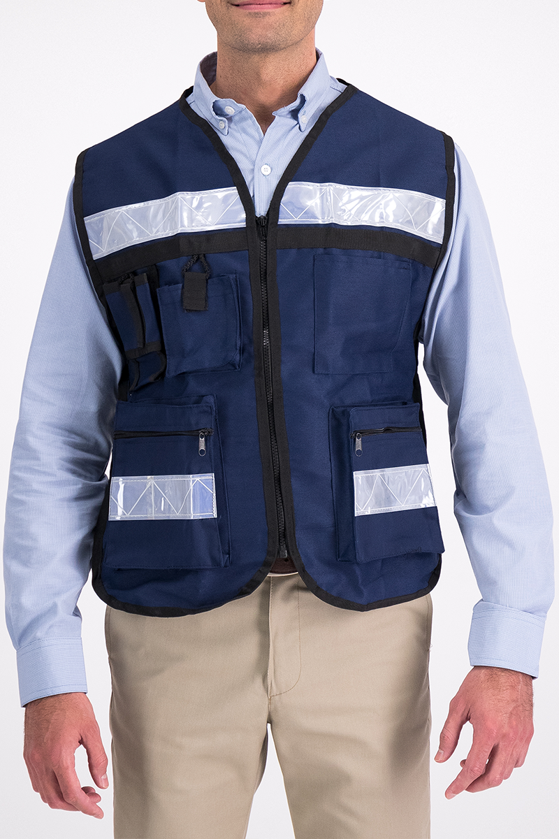 CHALECO TIPO RESCATISTA AMARILLO CABALLERO