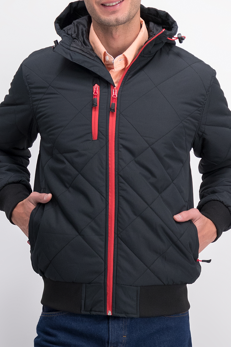 CHAMARRA CAPITONEADA AZUL MARINO CABALLERO