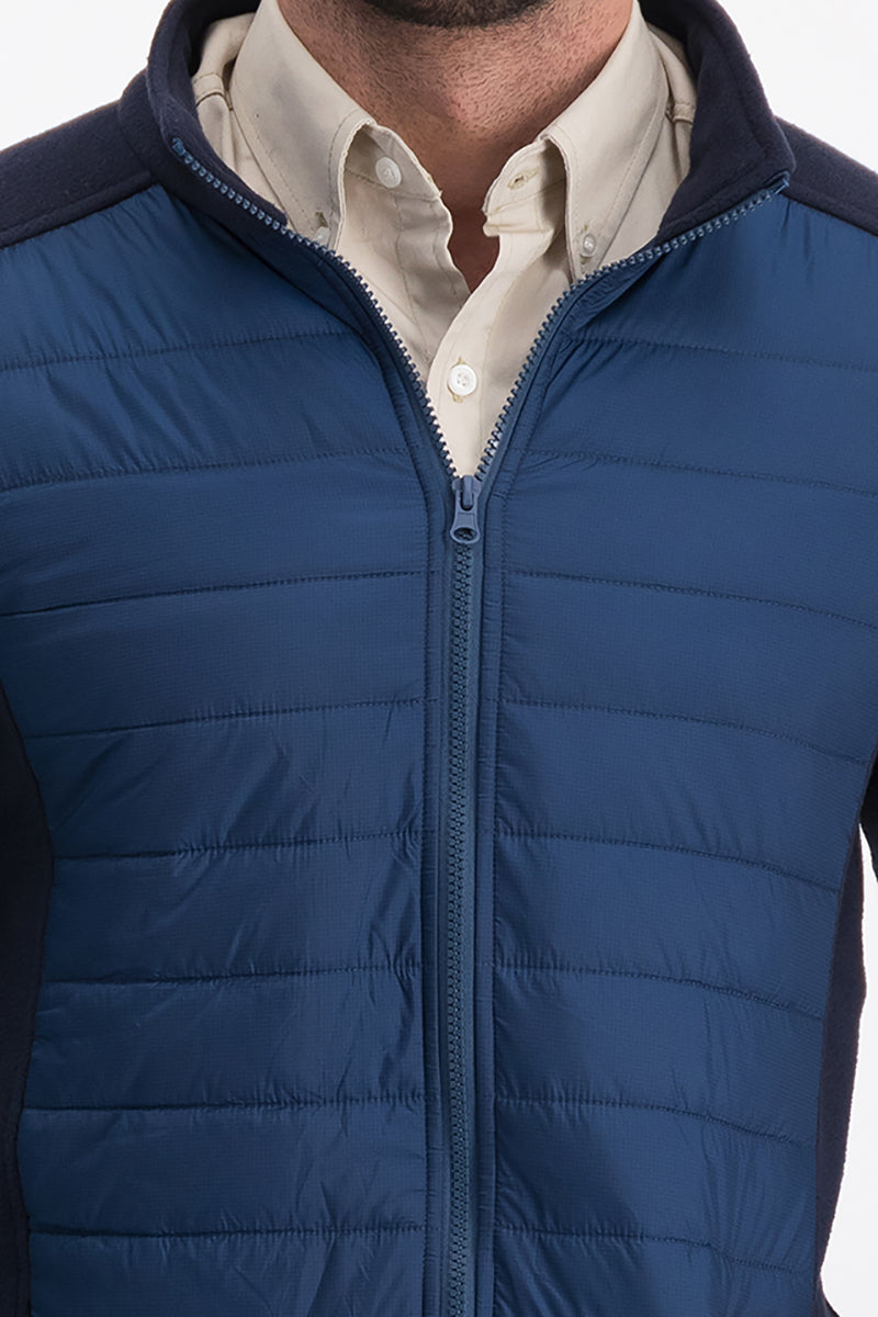 CHAMARRA POLAR AZUL MARINO CABALLERO