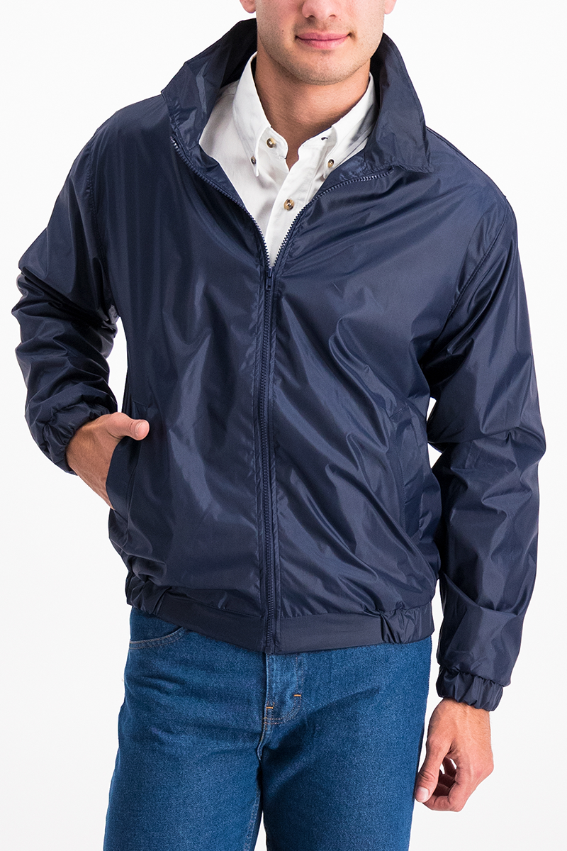 CHAQUETA ROMPEVIENTOS COLOR AZUL MARINO CABALLERO