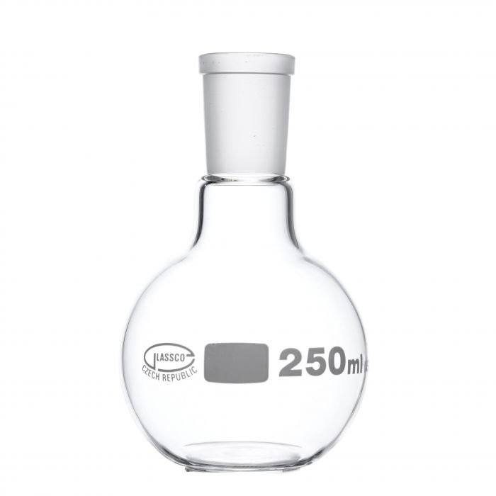 MATRAZ DE EBULLICIÓN DE 250ML CON JUNTA 24/40. KAVALIER