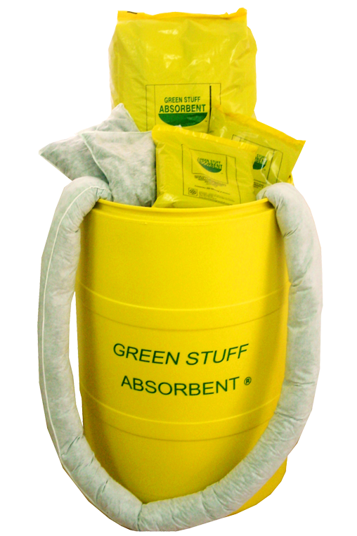 Kit Tambor para derrames de Químicos GREEN STUFF