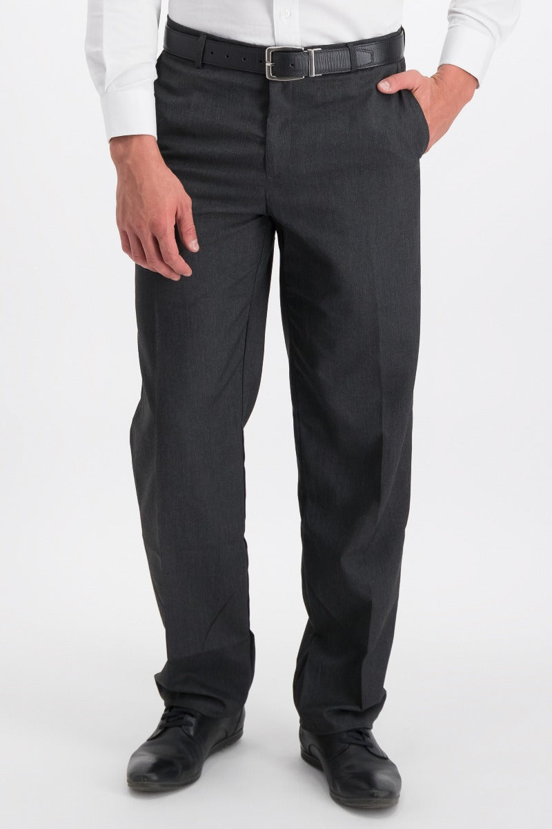 PANTALON DE DE VESTIR DE VESTIR LINEA ORO GRIS CABALLERO