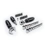 JUEGO DE LLAVES Y DADOS STUBBY 46 PIEZAS CUADRO 1/4" Y 3/8" ACERO