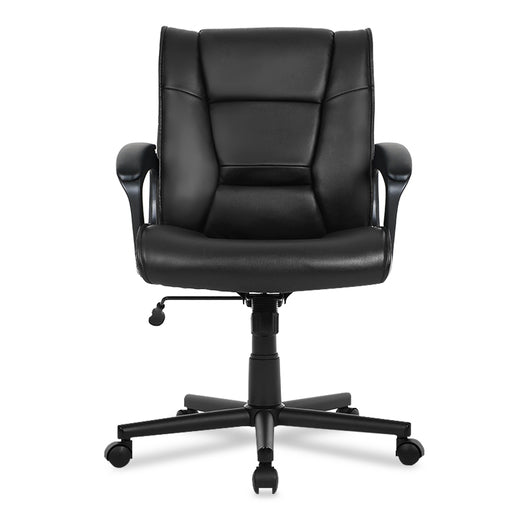 Silla Ejecutiva Office Depot Cuero Vegano Negro