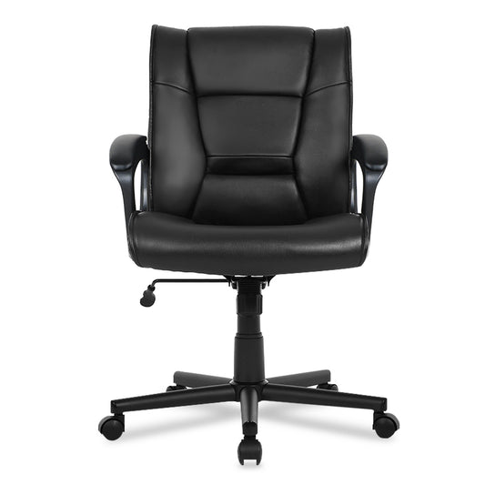 Silla Ejecutiva Office Depot Cuero Vegano Negro