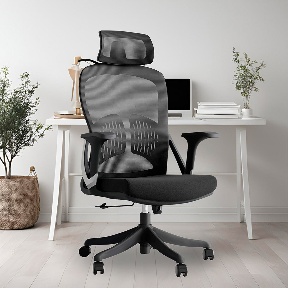 Silla Ejecutiva Ergonómica Valery Tokio Mesh Negro