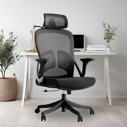Silla Ejecutiva Ergonómica Valery Tokio Mesh Negro