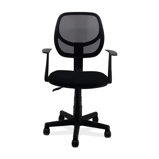 Silla Secretarial Lancaster Sky Chair Altura Ajustable Negra