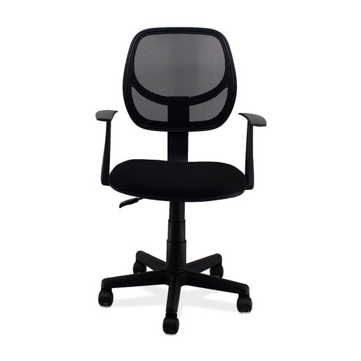 Silla Secretarial Lancaster Sky Chair Altura Ajustable Negra