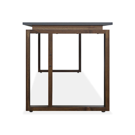 Escritorio para Oficina Skanor Tablero Termofusionado Gris Nogal 150 x 70 cm