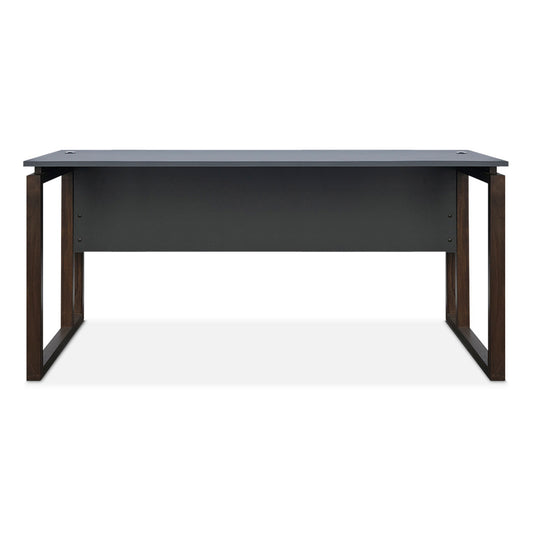 Escritorio para Oficina Skanor Tablero Termofusionado Gris Nogal 150 x 70 cm