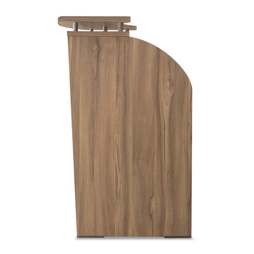 Mesa de Recepción Skanor Nogal Veta Clara