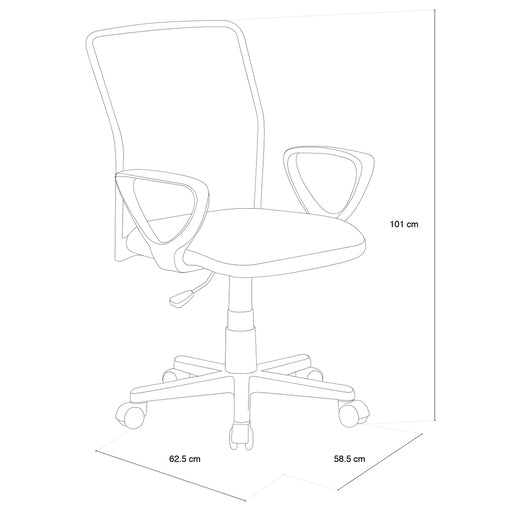 Silla de Oficina 4Tune Mesh Negro