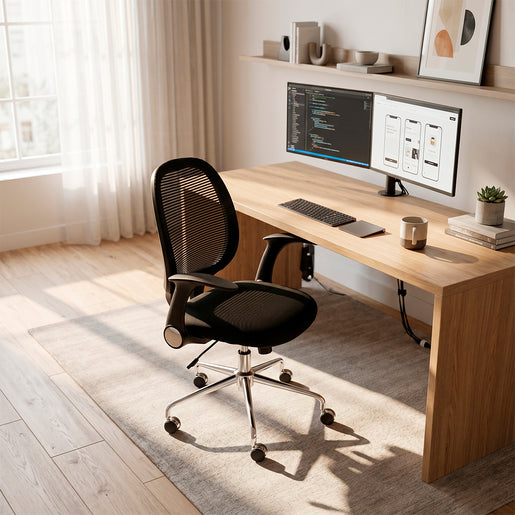Silla Secretarial Fabulous 4Tune Respaldo Mesh Negra