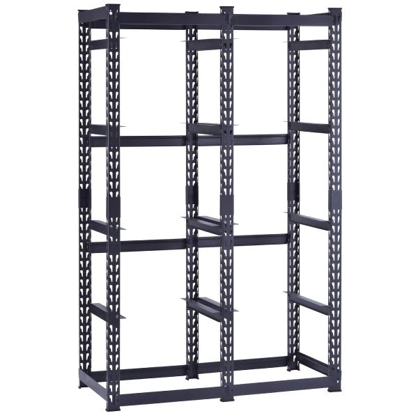 ESTANTE ACERO 5 NIVELES 180 KG DE CARGA 127 X 60.96 X 198.12 CM FÁCIL ARMADO