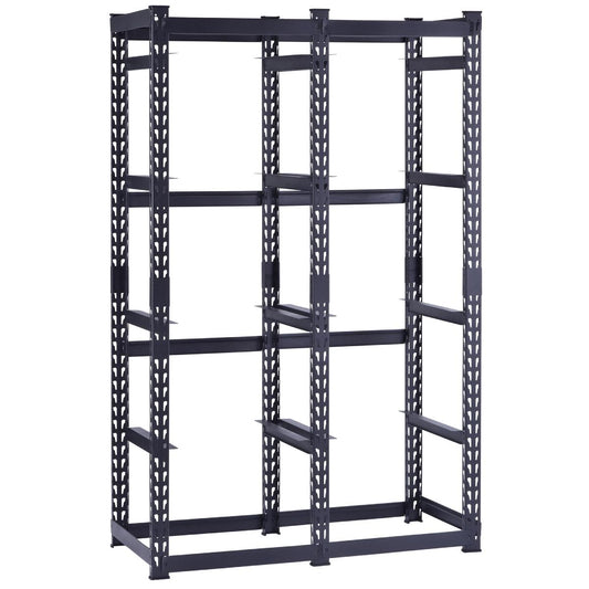 ESTANTE ACERO 5 NIVELES 180 KG DE CARGA 127 X 60.96 X 198.12 CM FÁCIL ARMADO