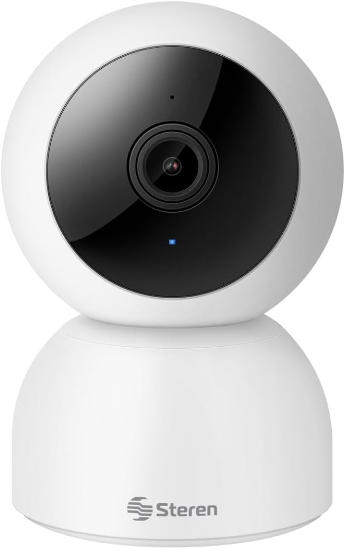 STEREN Cámara de Seguridad Wi-Fi 3 Mpx robotizada con seguidor de Movimiento, Doble Banda CCTV-213