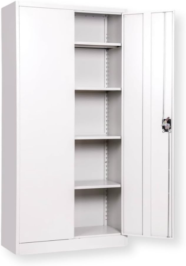 EKE Locker Metalico Gabinete Metalico Tipo Closet para Oficina Hogar Organizador Resguardo de Documtentos Armario de Alm