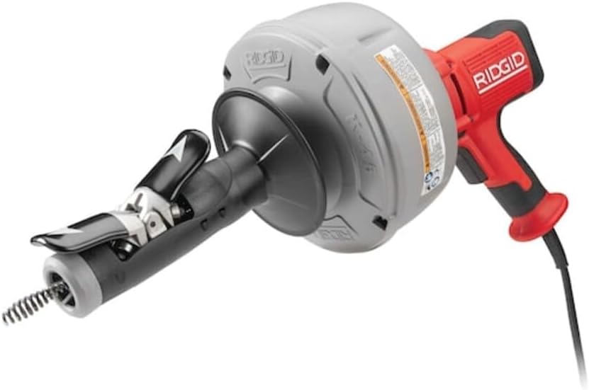 RIDGID - Máquina K-45AF con Cable C-11C 5/16 Pulg. x 25 Pies - Limpieza Drenajes Profesional