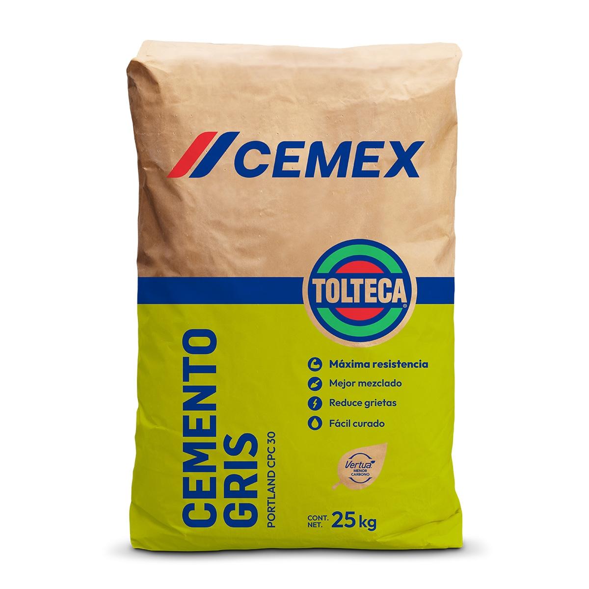 CEMENTO EXTRA GRIS CEMEX 25 KG