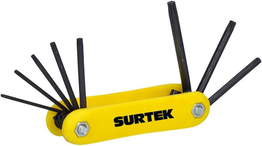 Surtek ALLFTNP8 Juego de llaves hexagonales torx tipo navaja, 8 piezas