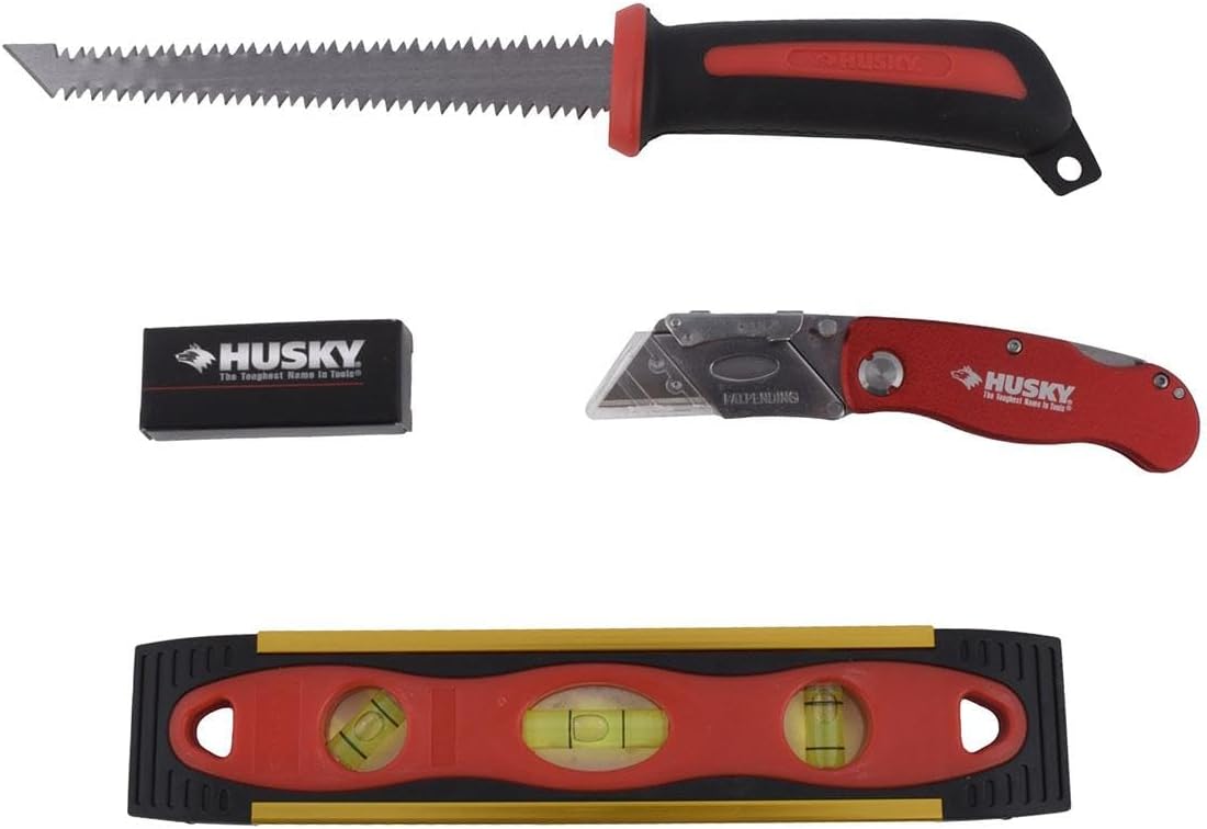 JUEGO DE CORTE PARA TABLAROCA HUSKY 3 PIEZAS