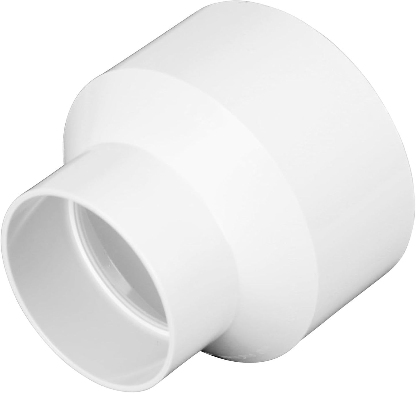 NDS 6P07: Acoplamiento Aumentador/Reductor PVC S&D, 4 pulgadas x 6 pulgadas, para Conexiones Soldadura de Solvente Hub X