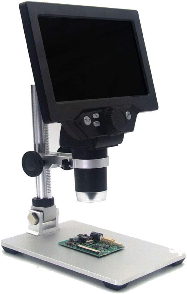 Genérico Microscopio Digital G1200 con Pantalla de Color Grande 7 Pulgadas 12MP Amplificaci n Continua 1 1200X Lupa Sopo