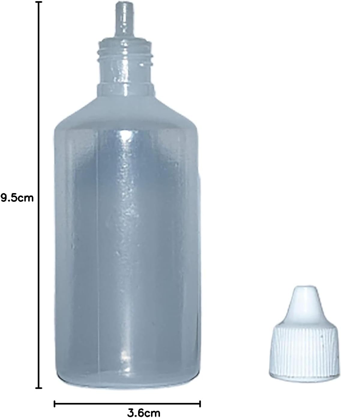 50 Gotero Polietileno Farmaceutico Plastico Tapa Inse 60 Ml