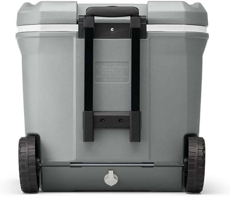 Coleman Serie 316 Hielera con Ruedas de 61,51 litros, Mantiene el Hielo por Dias, Color Gris, B08TYHVKR7