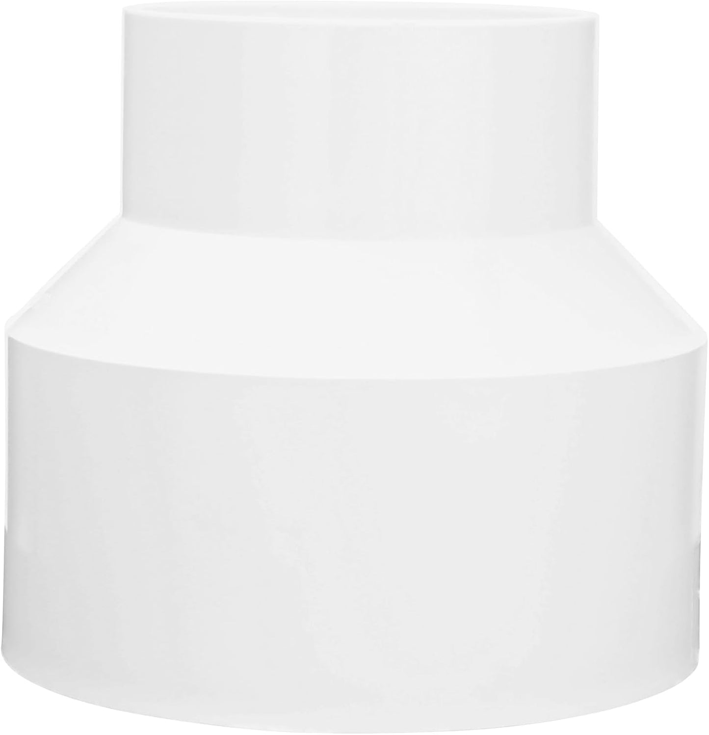 NDS 6P07: Acoplamiento Aumentador/Reductor PVC S&D, 4 pulgadas x 6 pulgadas, para Conexiones Soldadura de Solvente Hub X