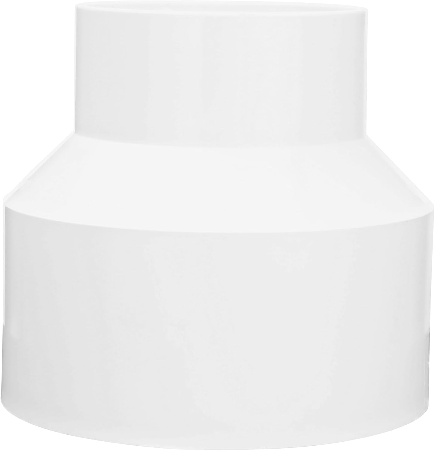 NDS 6P07: Acoplamiento Aumentador/Reductor PVC S&D, 4 pulgadas x 6 pulgadas, para Conexiones Soldadura de Solvente Hub X