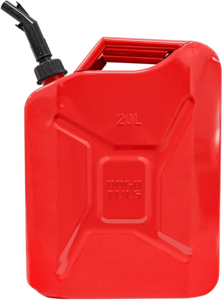 Dogotuls TK3003 Tanque Rojo para Gasolina, 20 litros, Modelo D2