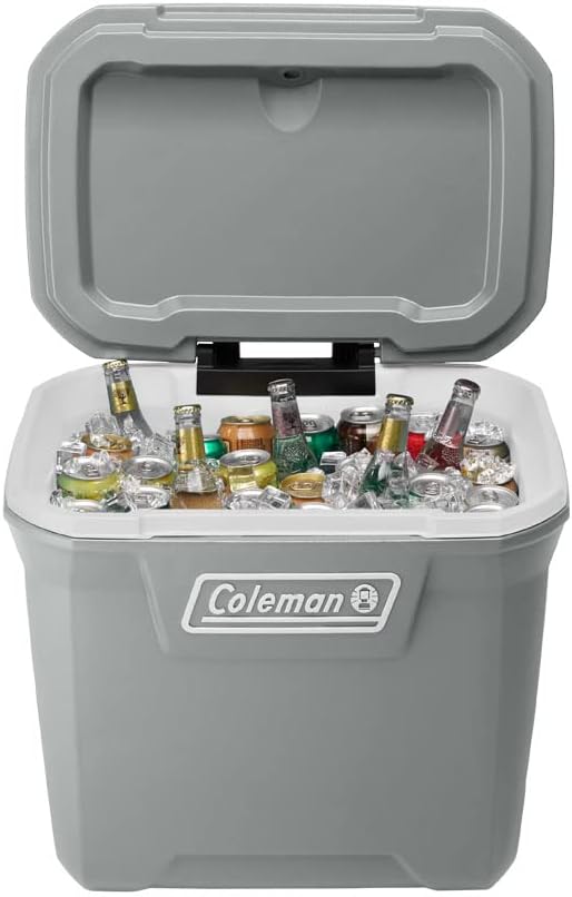 Coleman Serie 316 Hielera con Ruedas de 61,51 litros, Mantiene el Hielo por Dias, Color Gris, B08TYHVKR7