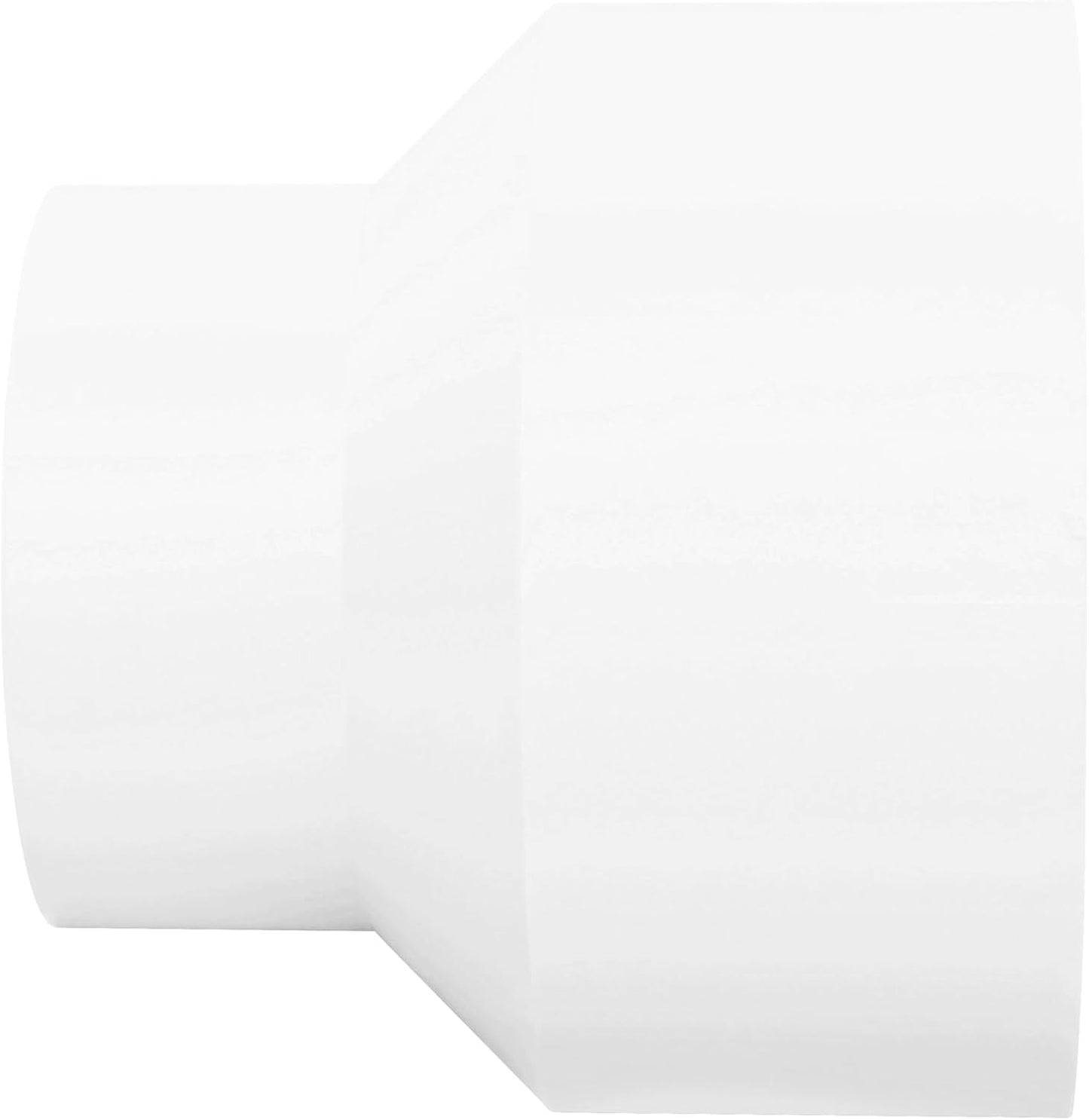 NDS 6P07: Acoplamiento Aumentador/Reductor PVC S&D, 4 pulgadas x 6 pulgadas, para Conexiones Soldadura de Solvente Hub X
