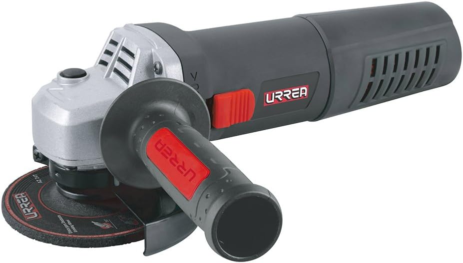 Urrea Herramientas EA804A Esmeriladora Angular con Capacidad de Disco 4-1/2", Potencia 900 W, Velocidad 11.000 Rpm, 1.85