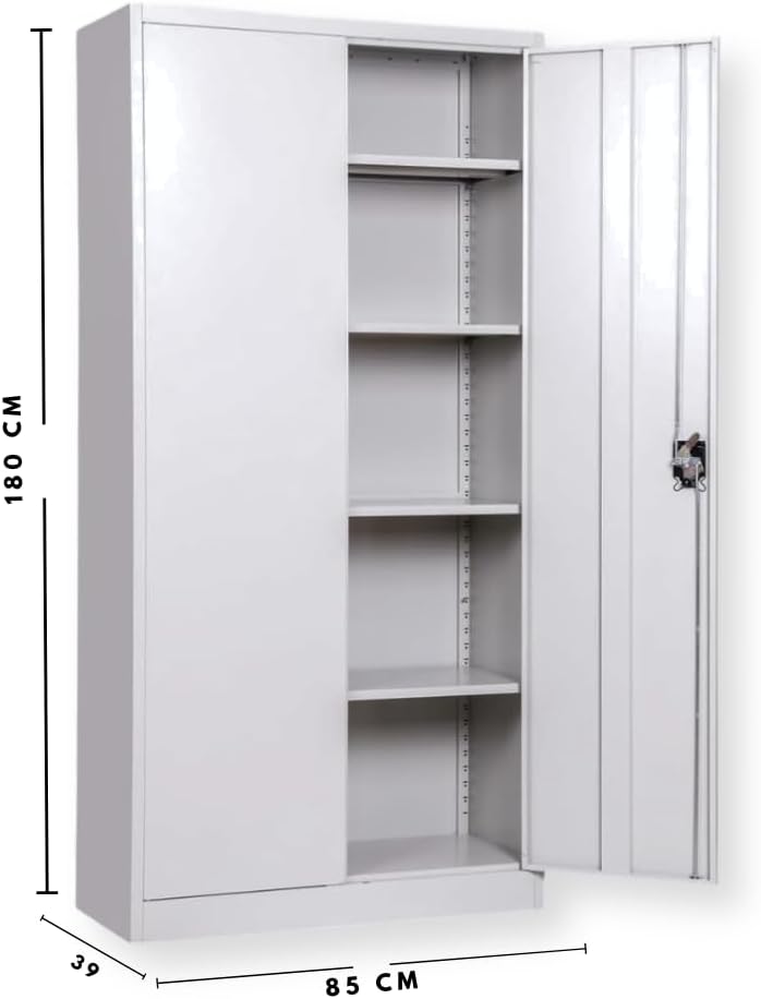 EKE Locker Metalico Gabinete Metalico Tipo Closet para Oficina Hogar Organizador Resguardo de Documtentos Armario de Alm