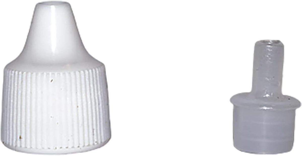 10 Gotero Farmacéutico Plastico Blanco Tapa Insert 30 ML