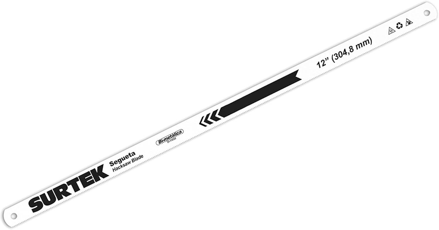 Surtek SBM242 Segueta bimetálica en blíster 12", 24 DPP, 2 piezas