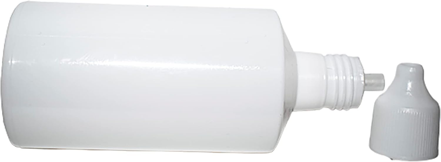 50 Gotero Polietileno Farmaceutico Blanco Tapa Inserto 60 Ml
