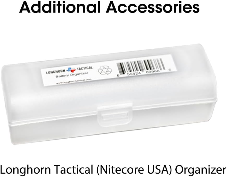 Nitecore P20iX 4000 Lumen USB-C Rechargeable Tactical Flashlight with LumenTac Battery Organizer