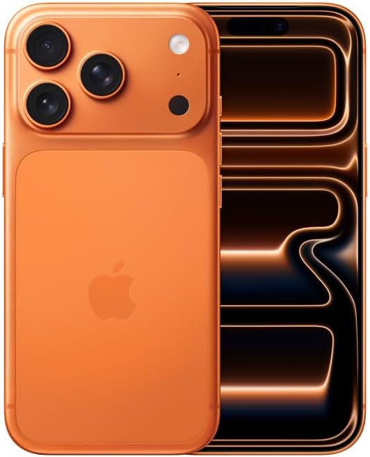 Apple iPhone 17 Pro, 512GB, SIM Global, Naranja Cósmico- Desbloqueado (Reacondicionado)